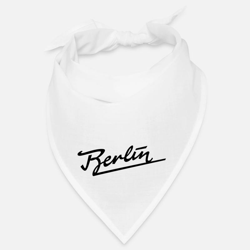 Logo de Berlin - Bandana - blanc