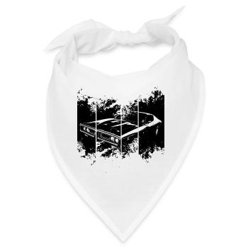 Muscle Car - Bandana - Weiß - Vorne
