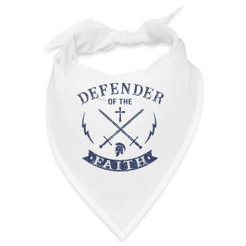 Defender of the faith - Bandana - Weiß - Vorne