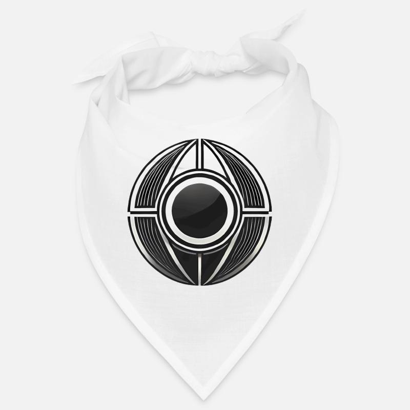 Minimalist Circular Pod Design Bandana