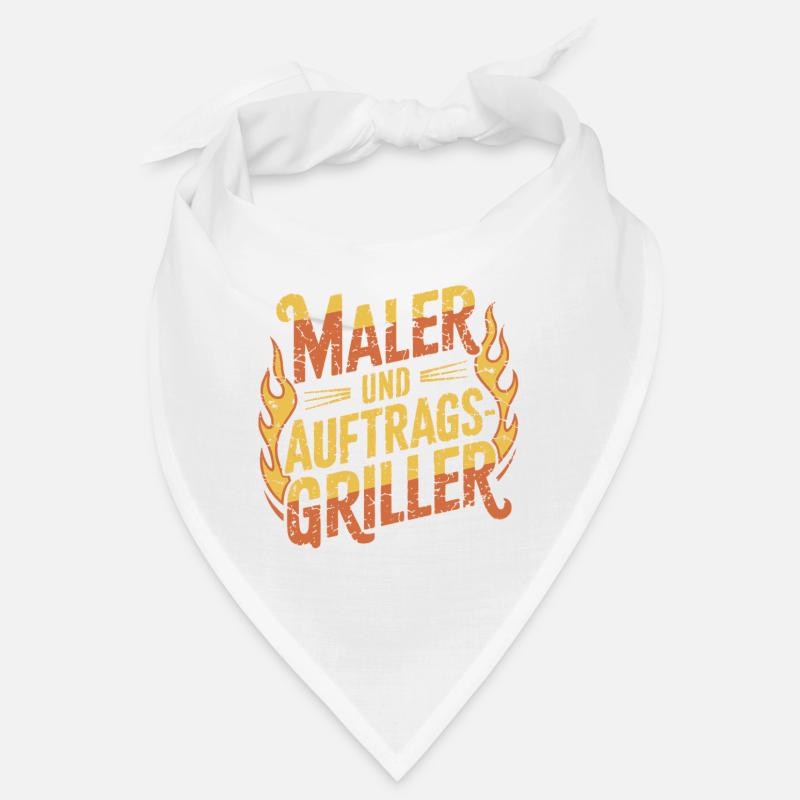 Maler und Auftragsgriller Grillen BBQ Bandana