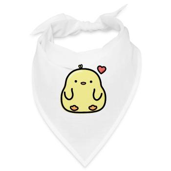 Küken - Bandana - Weiß - Vorne