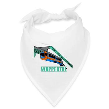 Wuppertal Schwebebahn - Bandana - Weiß - Vorne