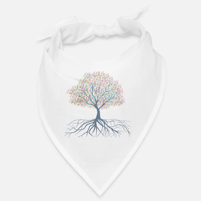 Glowing fruits on tree design Bandana