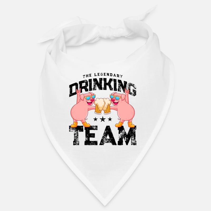 pig beer drinking team Bandana