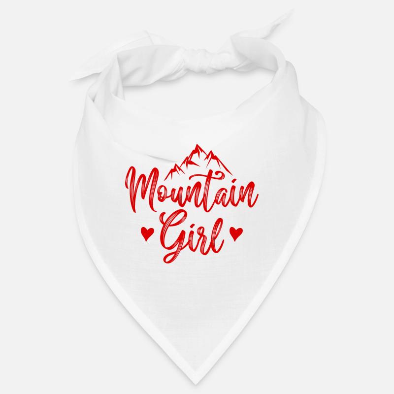 Berge Mädchen Mountains Frau Bandana