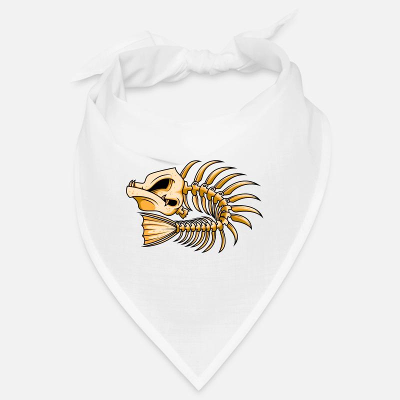 fish bones skeleton fish Bandana