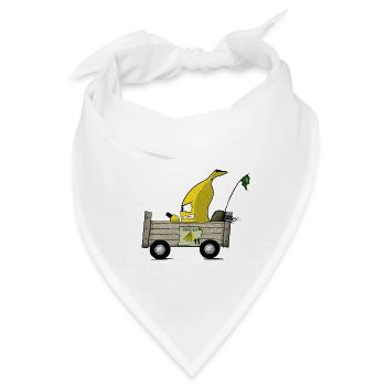 BANANE - Bandana - Weiß - Vorne