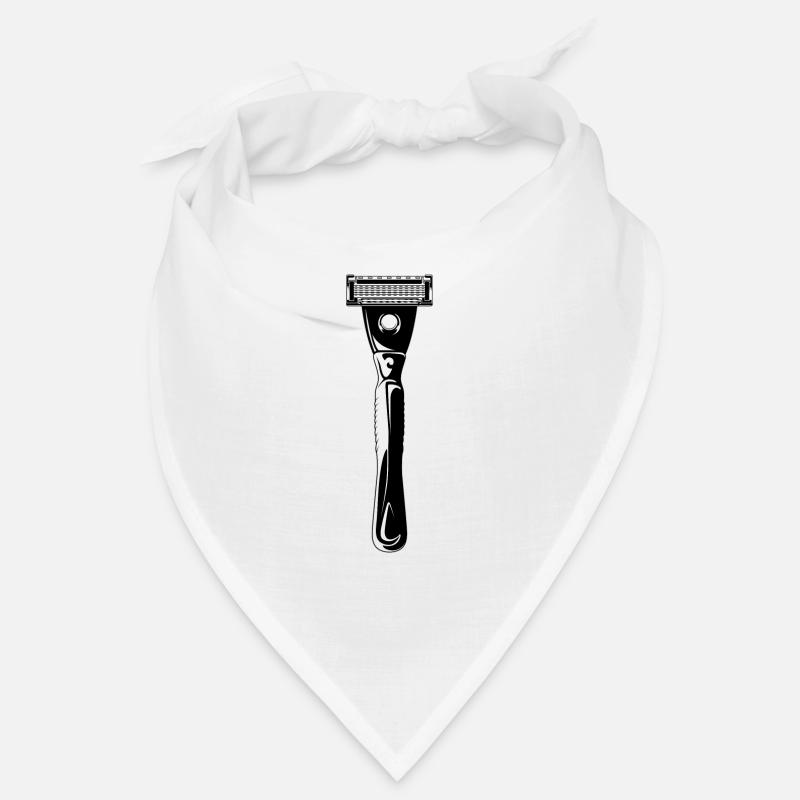 razor blade shave shaver symbol Bandana