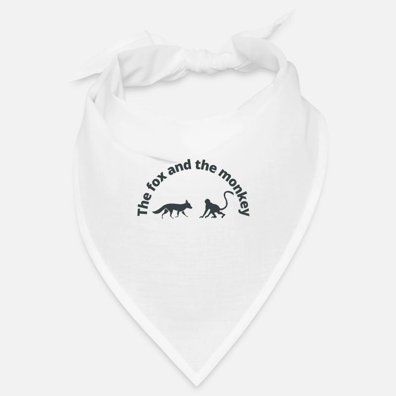 Le renard et le singe sont amis Bandana