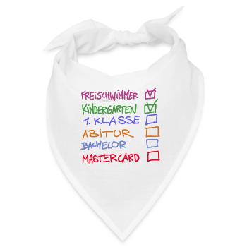 Erste Klasse - Bandana - Weiß - Vorne