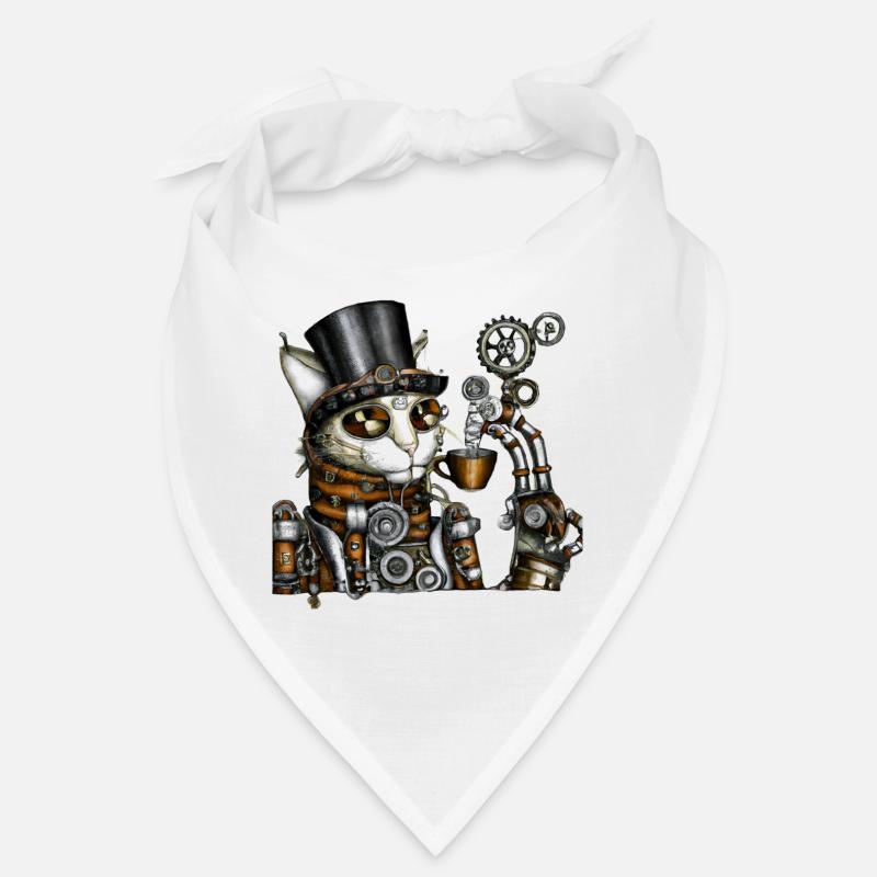 Steampunk Katze Bandana