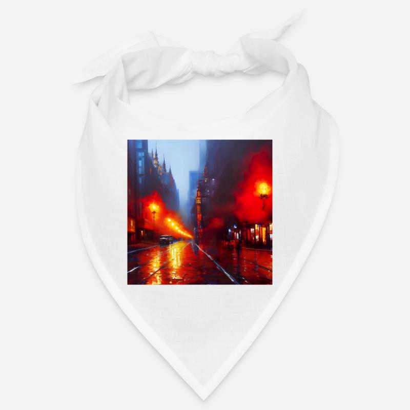 Rain Lamps - Impressionistic Style Bandana