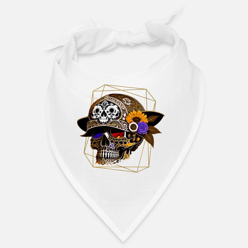 Skull with helmet Bandana