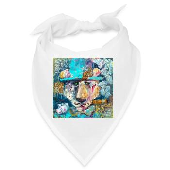 Bourgeois Löwe - Bandana - Weiß - Vorne