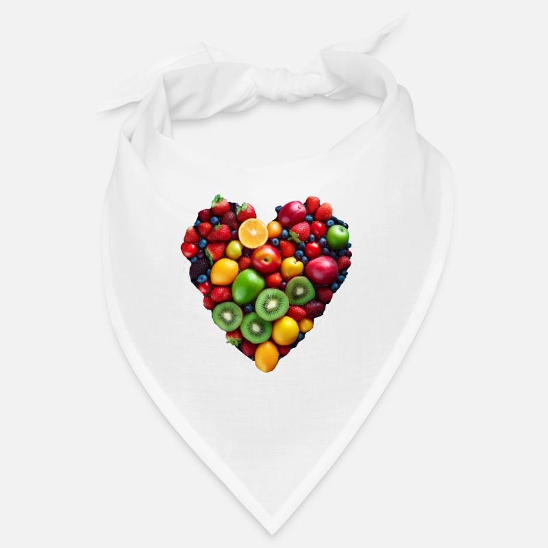 Früchte Herz Bandana