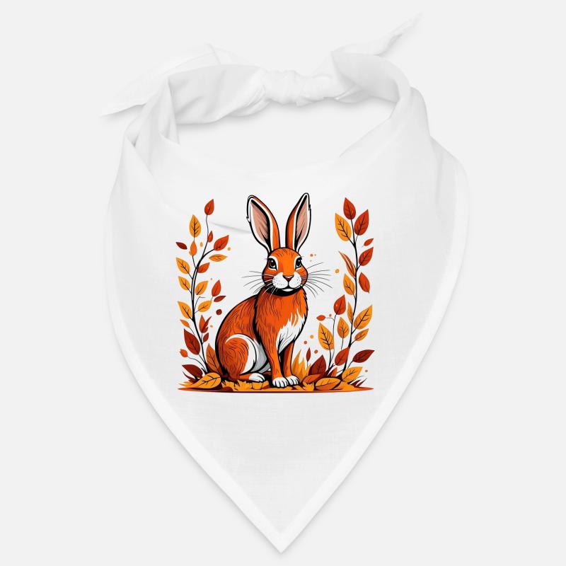 Autumn rabbit Bandana