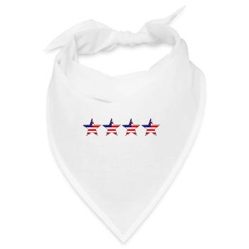 Amerika - Bandana - Weiß - Vorne