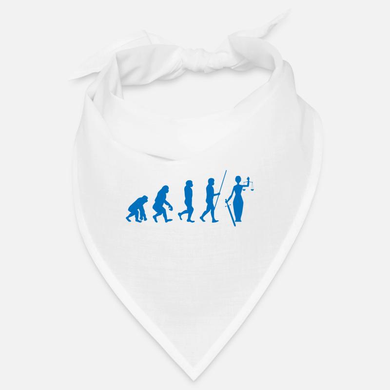 Richter Anwalt Justiz Jurist Evolution Geschenk Bandana