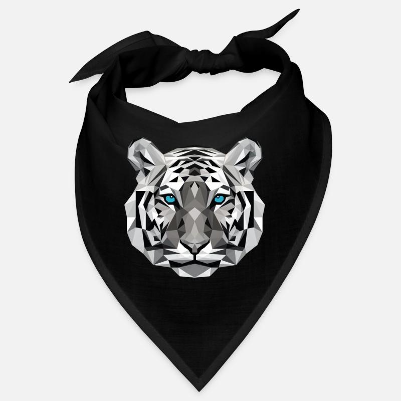 Tiger Polygone Bandana