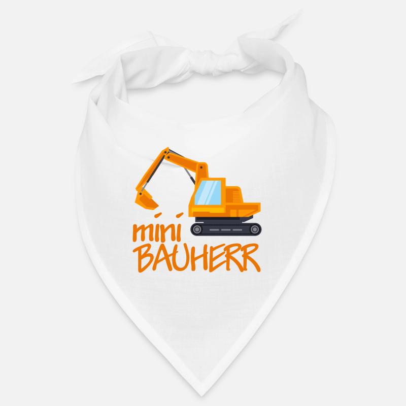 Bauherr Hausbau Geschenk - Bandana - Weiß
