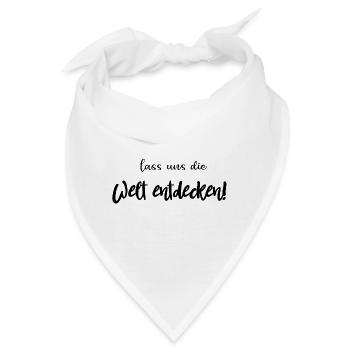 Welt - Bandana - Weiß - Vorne