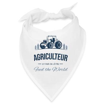 Landwirt und Stolz des Wesens - Bandana - Weiß - Vorne