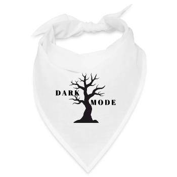 DARK MODE - Bandana - Weiß - Vorne