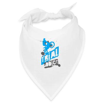Süchtiger nach Prozessen - Bandana - Weiß - Vorne