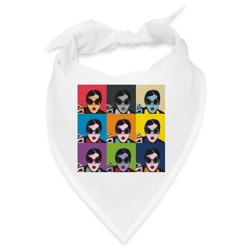 Glamour-Rebel - Bandana - Weiß - Vorne