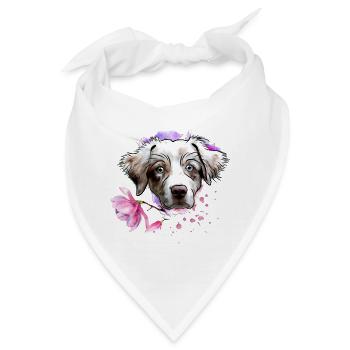 Aussie - Bandana - Weiß - Vorne