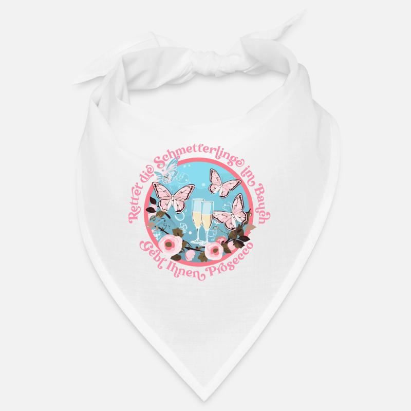 Prosecco papillons dans l’estomac déclaration Bandana