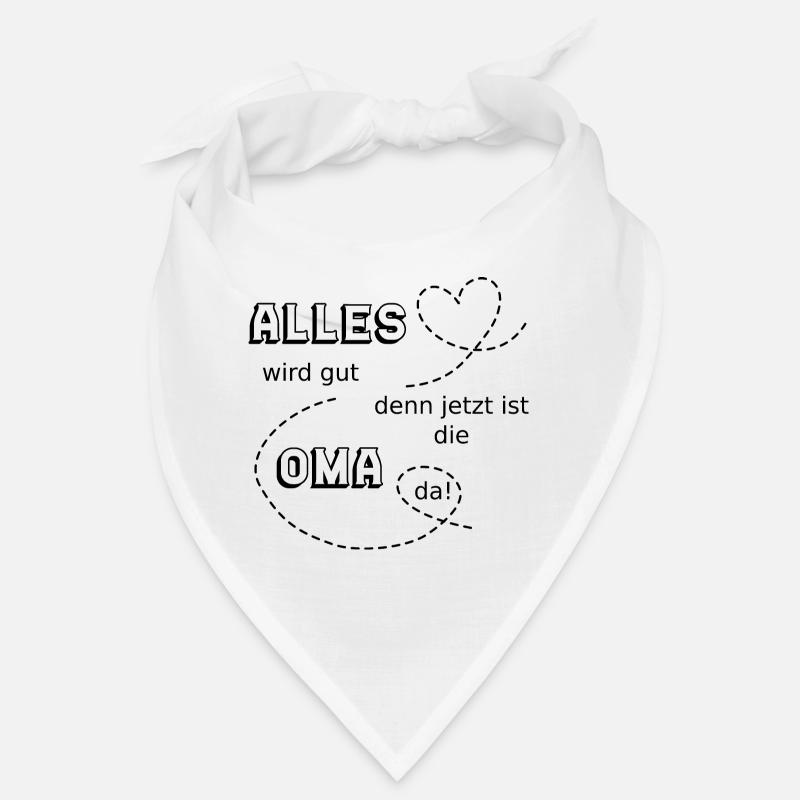 Alles wird gut lustiger Spruch Oma Bandana