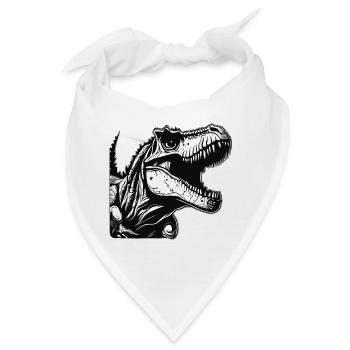 Dinosaurier / Tier / Urzeit / Reptil / Jungs - Bandana - Weiß - Vorne