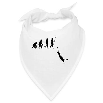 Bungee Jumping Evolution Sport Fun - Bandana - Weiß - Vorne