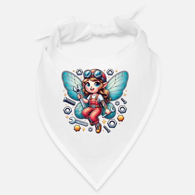 mignonne petite fée avec des outils Bandana