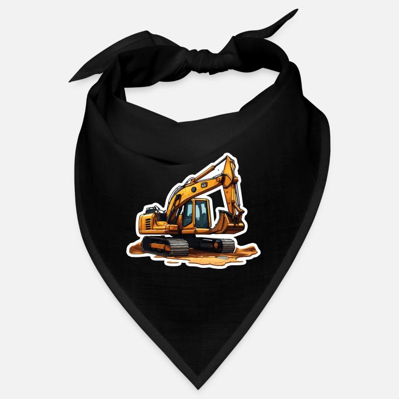 Excavator / construction site / machine /digging / shovel Bandana