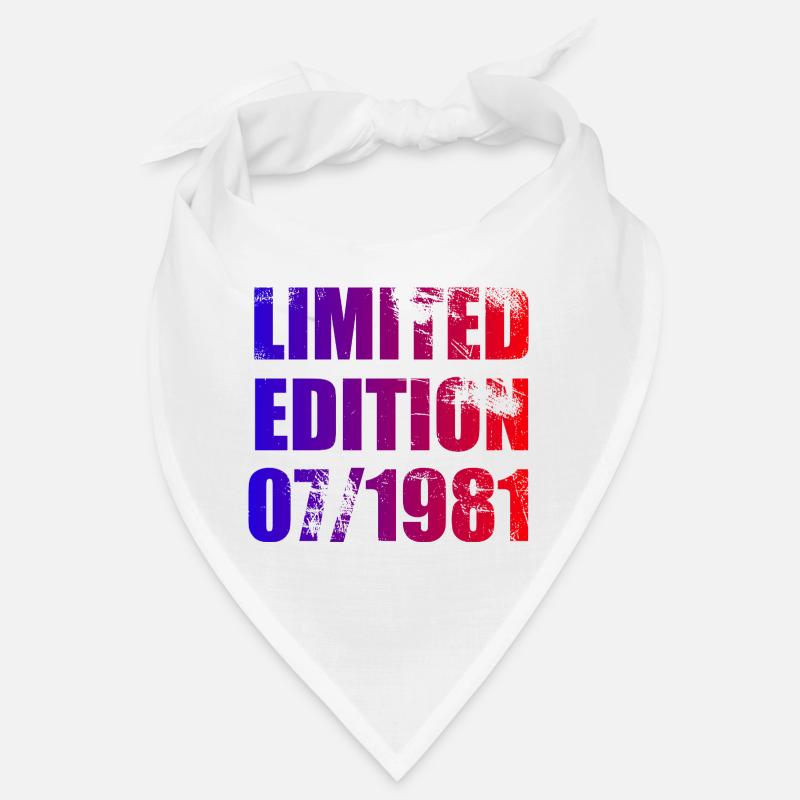 44e anniversaire Édition limitée 07/1981 - Bandana - blanc