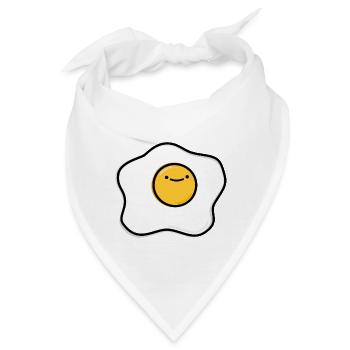 Fröhliches Ei - Bandana - Weiß - Vorne