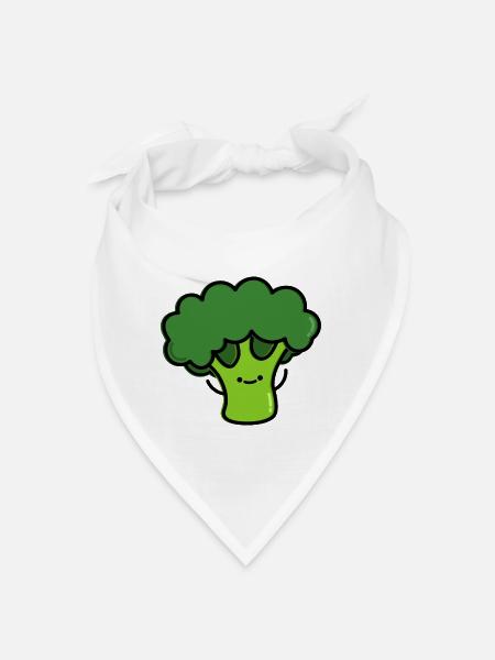 Brocoli mignon - Bandana - blanc