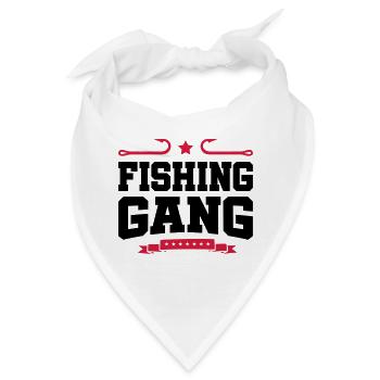 fishing gang - Bandana - Weiß - Vorne