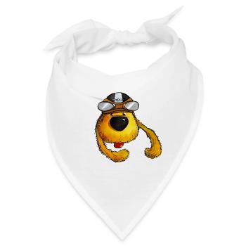 Geheimagent Morris - Bandana - Weiß - Vorne
