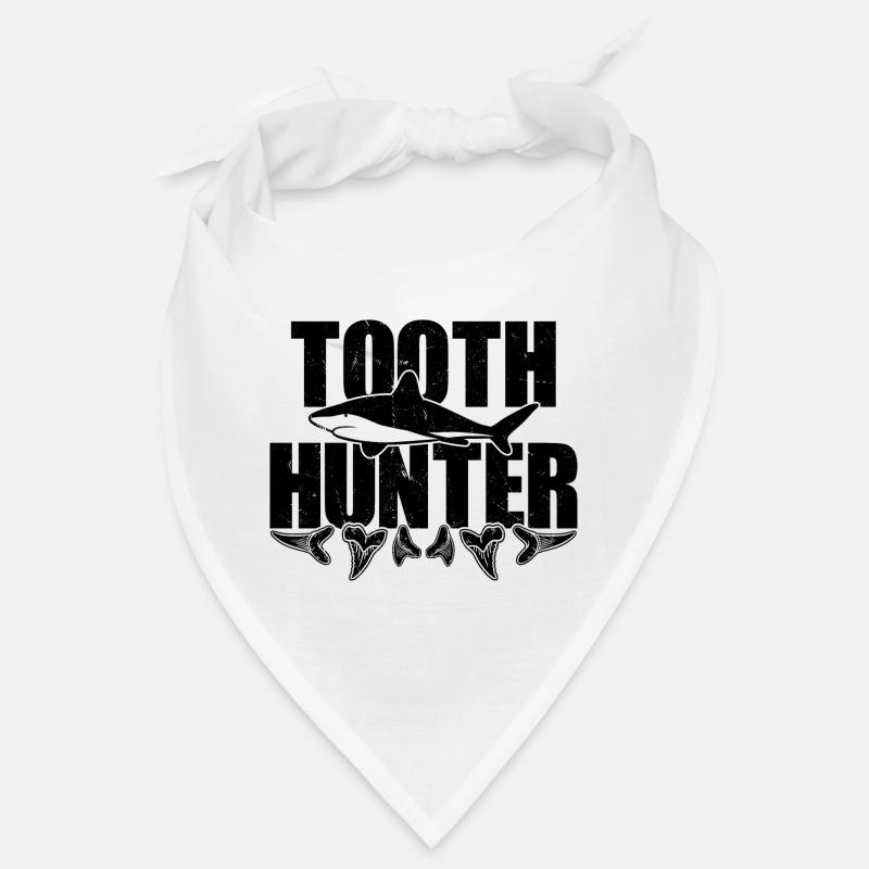 Tooth Hunter - Les dents de requin recueillent les dents de requin Bandana