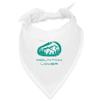 Berglieber Karabiner - Bandana - Weiß - Vorne