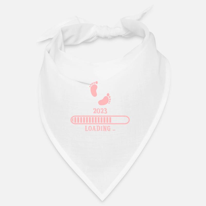 Bébé 2023 loading - Bandana - blanc