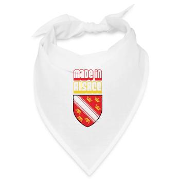 Hergestellt im Elsass - Bandana - Weiß - Vorne