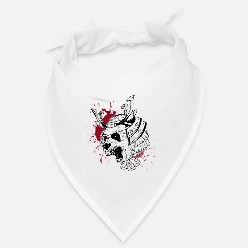 Panda Samurai trash style Bandana