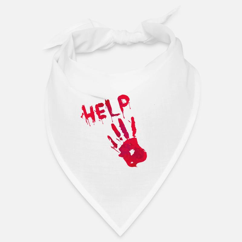 HELP main en sang spécial Halloween Bandana
