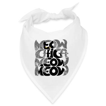 Meow Chica Meow Meow - Bandana - Weiß - Vorne