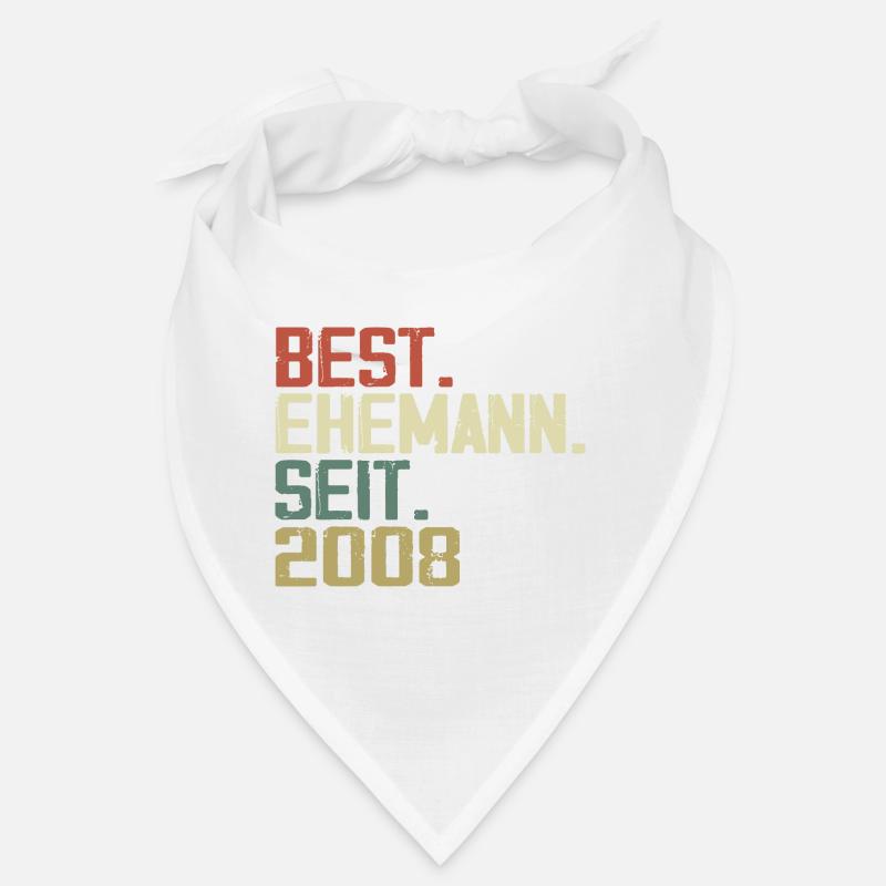 Best Ehemann Seit 2008 Geburtstagsgeschenk 2008 Bandana